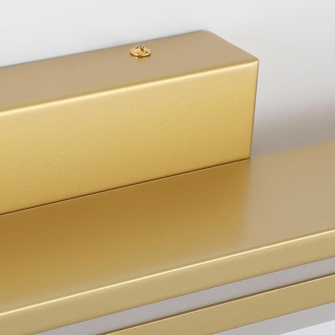 SineRise 24-Inch LED Modern Bathroom Vanity Light Bar, Gold Modern Acrylic Bathroom Wall Lighting Fixtures Over Mirror (Cool White 6000K)