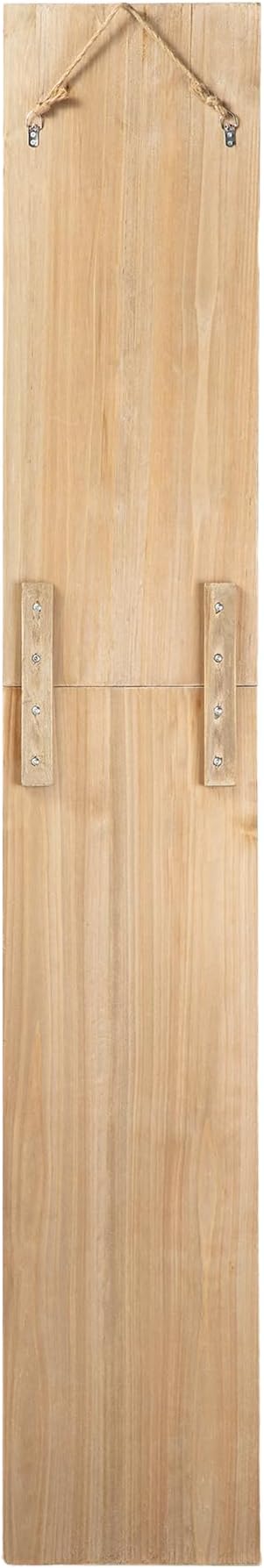 Glitzhome Welcome Sign with 4 Interchangeable Floral Wreaths for Front Door Porch, Farmhouse Wooden Hanging Wall Sign for Seasons Spring Fall Harvest Thanksgiving Christmas, 60”H, White