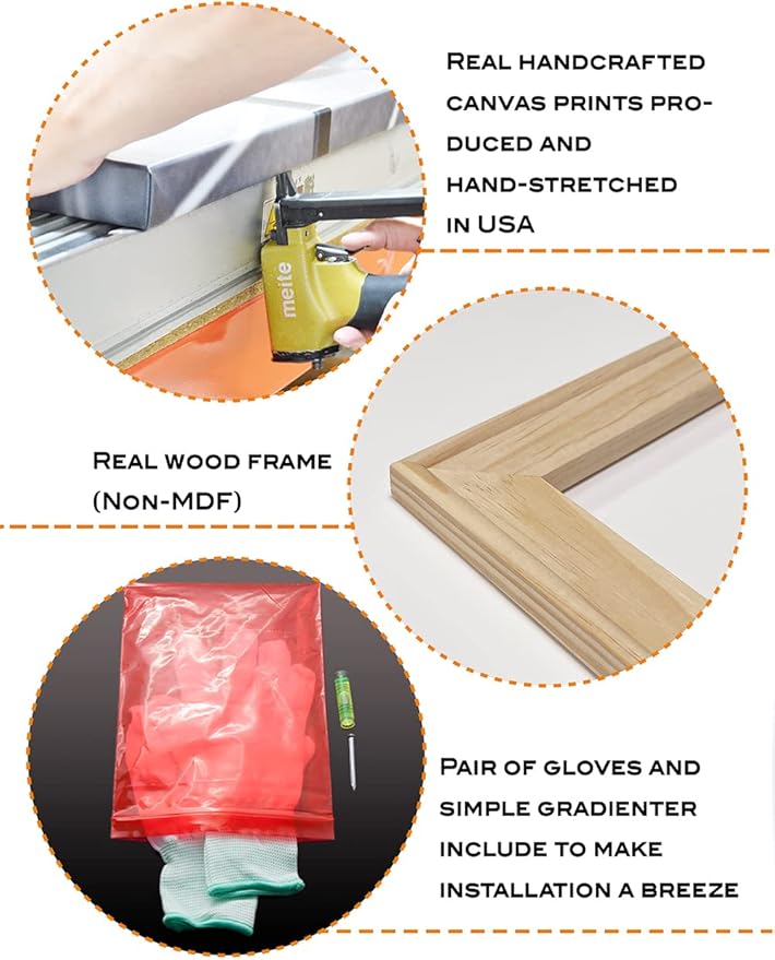 DECORARTS - Haystacks Series Series(Quadruple), Claude Monet Art Reproduction. Giclee Canvas Prints Wall Art for Home Decor 20x16, 4pcs/set