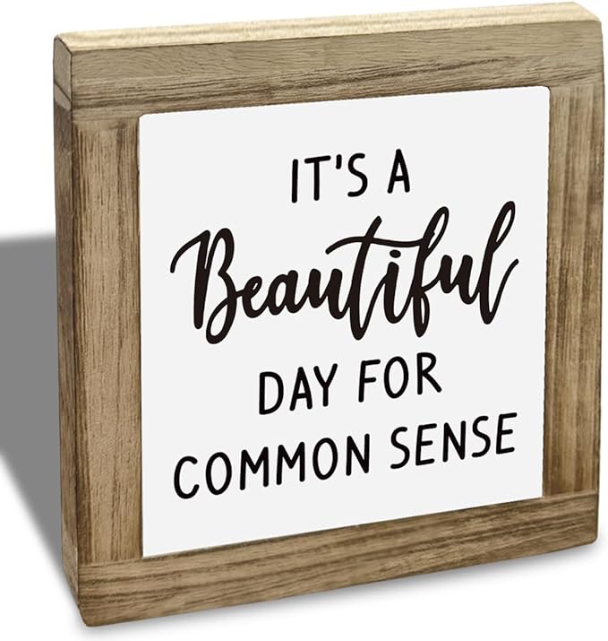 Funny Office Sign, Farmhouse Style Wood Box Decor Sign, Gag Cubicle Decoration, Gag Country Decor Plaque, Inspirational Home Decoration Plaque, Funny Farmhouse Home Office Decoration Signs