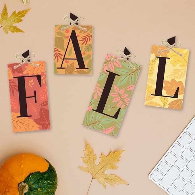Fall Decorations for Home Thanksgiving Decorations Indoor Fall Gifts for Women Men Autumn Decor Maple Leaves Fall Table Decor Sign for Farmhouse Harvest Kitchen Bathroom Bedroom Office