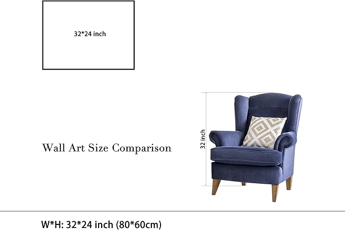 Wieco Art Flowers Paintings Canvas Wall Art for Living Room Bedroom Home Office Decorations Large Almond Blossom by Vincent Van Gogh Classic impressionist Floral Canvas Pictures Print Artwork