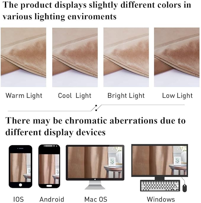 StangH Blush Velvet Curtains 108 Inches - Softness Velvet Fabric Kids Room Curtain Panels Room Darkening Curtains Set for Bedroom Elegant Warmth Decor, Beige Blush, 52 x 108 inches, 2 Panels