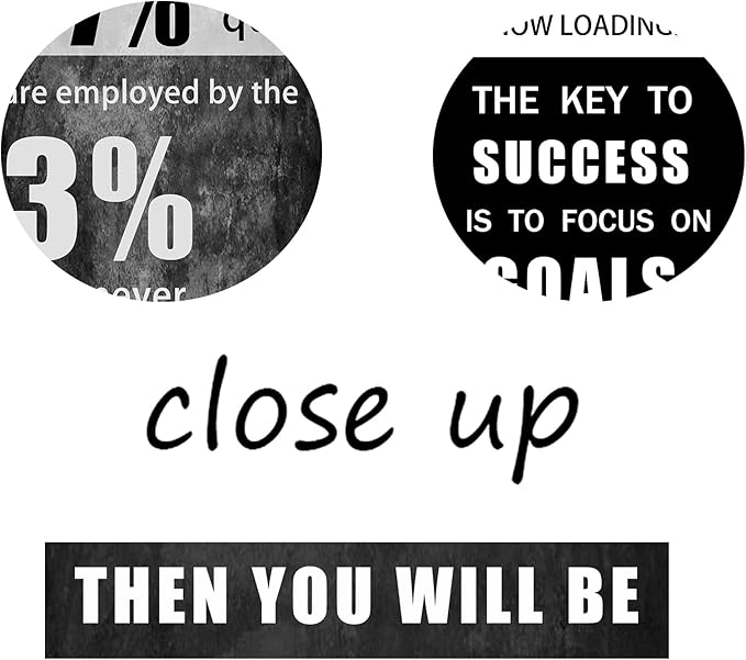 QYHART Motivational Poster Inspirational Success Canvas Art Paintings 3 Pieces Picture Artwork Living Room Prints Wall Decor Decoration Wooden Framed Ready to Hang [60''Wx 28''H]