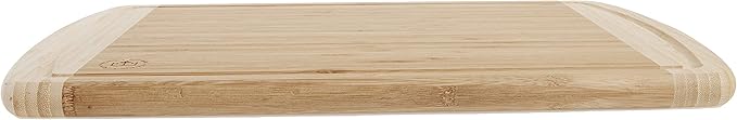 Bamboo Cutting Boards for Kitchen 2-PC Set - Wood Chopping Boards with Juice Groove, 18" x 12" Wooden Cutting Board for Vegetables, Fruit and Cheese Charcuterie Serving Tray XL