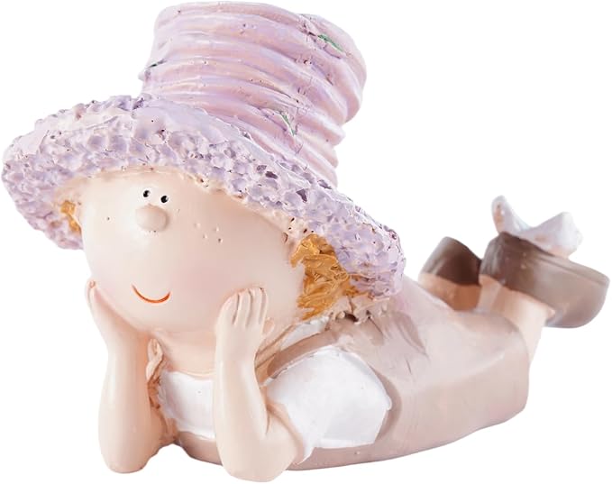 Lavender Outdoor Garden Resin Statues, Couple Boy & Girl Figurines, Perfect for Patio, Garden, Courtyard Decoration, Love - Themed Home Decor, Ideal Gift for Mom, Dad, Friends