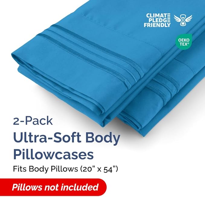 New Pillow Cases, Body, Denim Blue