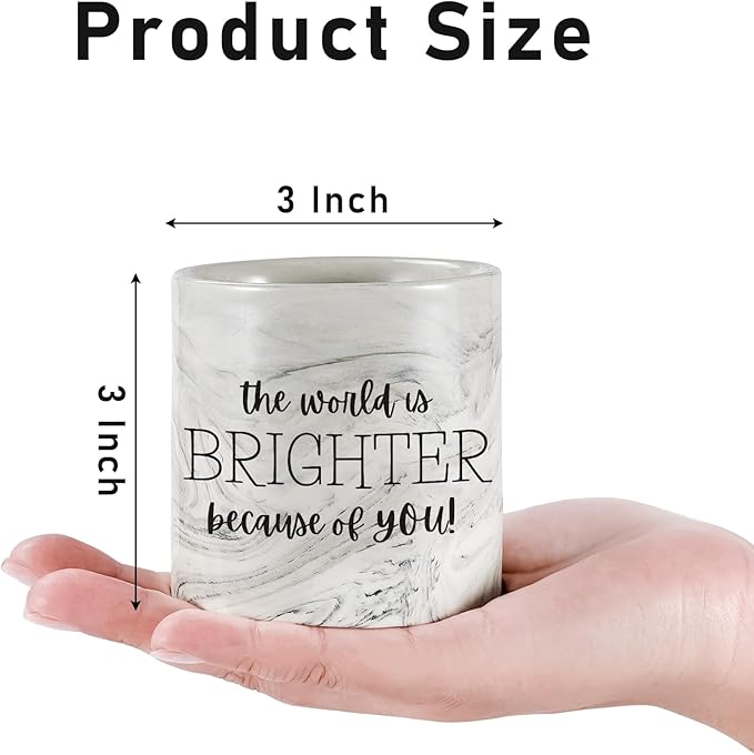 FreeJac Friendship Lavender Candle - Thank You Gift for Women, Moms, Best Friends & Teachers - 6 Oz Inspirational Lavender Candle Jar