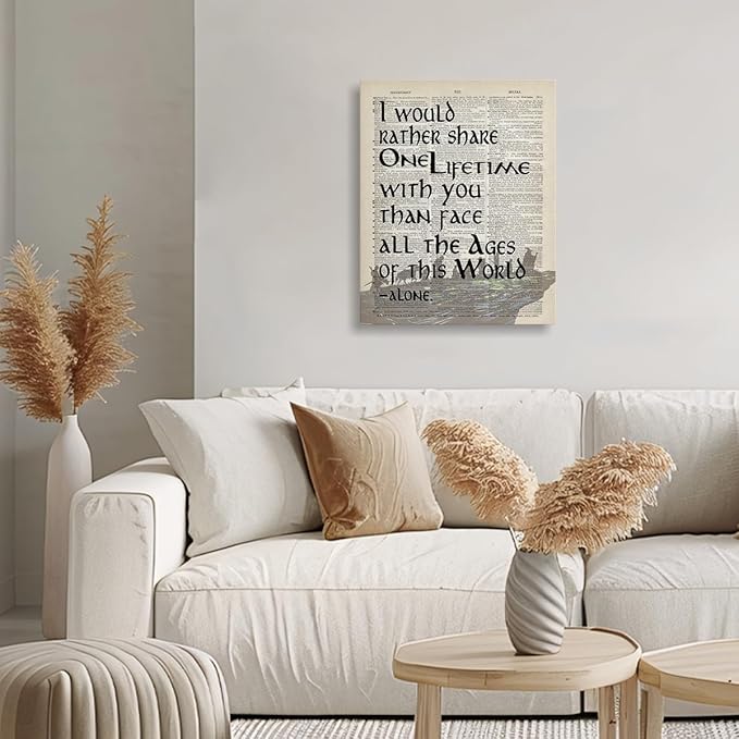 Lord of the Rings Gifts: Framed Arwen Poster - 16x20 inch Wall Art Decor for LOTR Fans