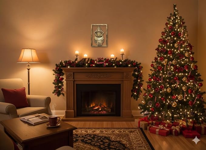 Animal Heads Wall Decor (Includes Metal Frame) Resin Animals Sculptures Head Wall Hanging Decoration Gold vintage Wall Sculpture for Living Room Bedroom Office (Penguin)