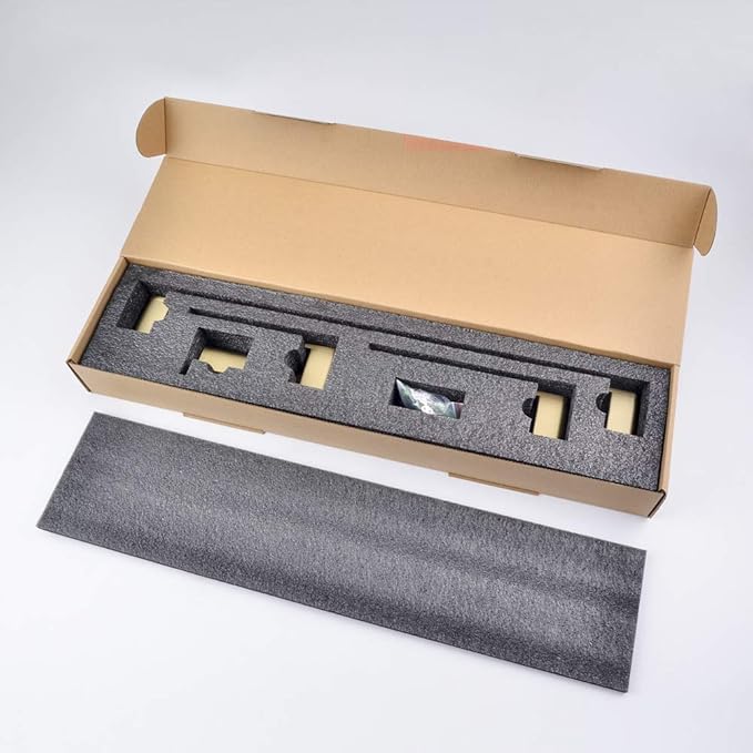 SHAMANDA Bathroom Hardware Set, 4-Piece Bath Accessory Towel Rack Set Brushed Gold Wall Mount Includes 24 Inch Towel Bar, Towel Robe Hook, Toilet Roll Paper Holder, Hand Tower Holder, BAS101-3