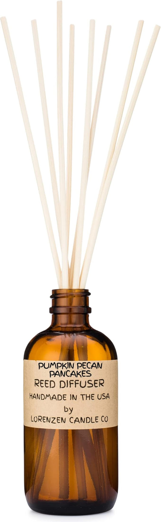 Pumpkin Pecan Pancakes Reed Diffuser Set | Handmade in the USA by American Workers | Lasts For 2-3 Months |