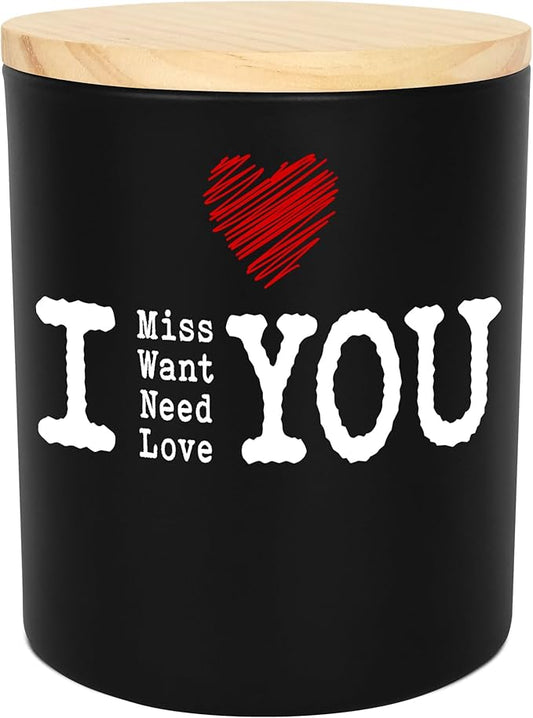 Anniversary Couple Gift for Women Men - Long Lasting Vanilla Lavender Scented Candle 10 oz - Wedding Engagement Birthday Gifts for Girlfriend Boyfriend Husband Wife Him Her