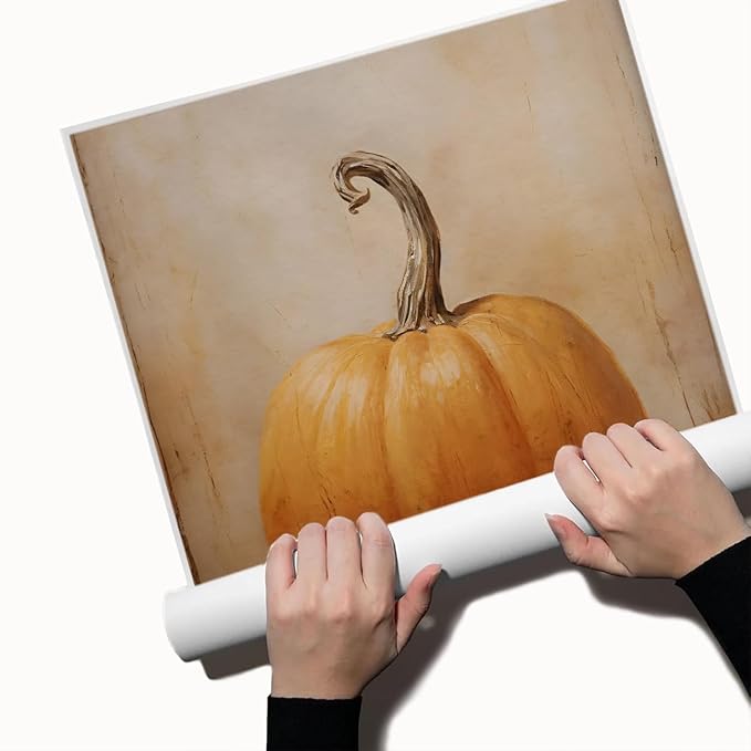 Fall Wall Decor Canvas Print posters Pumpkin Still Life Painting Wall art Rustic Fall Art Vintage Autumn Wall Print Halloween Autumn Decor Thanksgiving 11x14 Unframed