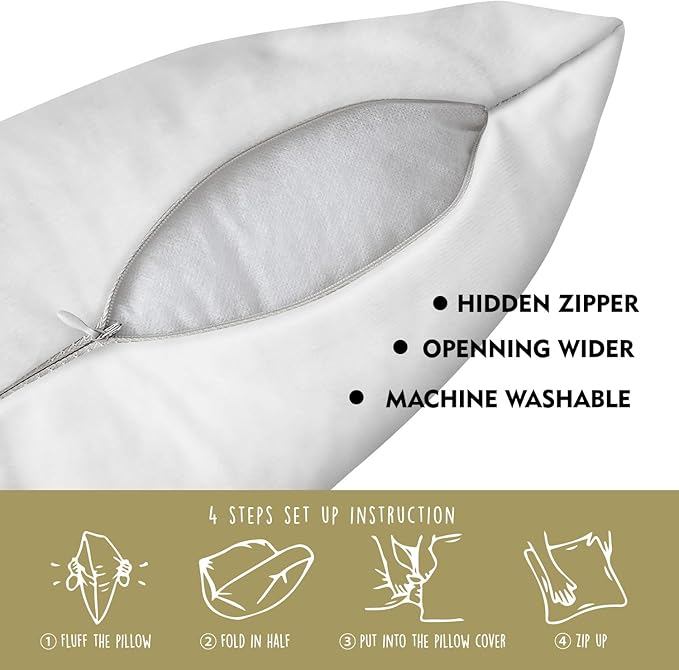 Autumn Thanksgiving Fall Home Decor, Vintage Pumpkin Throw Pillow Covers Set of 4 (18x18 Inch), Cozy Couch Pillow Cases for Indoor & Outdoor, Holiday Accents