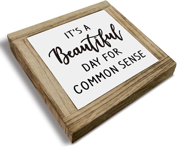 Funny Office Sign, Farmhouse Style Wood Box Decor Sign, Gag Cubicle Decoration, Gag Country Decor Plaque, Inspirational Home Decoration Plaque, Funny Farmhouse Home Office Decoration Signs