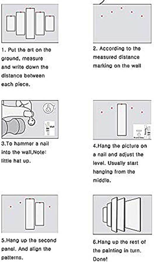 AWLXPHY Decor Abstract Canvas Wall Art Blue Black Framed Painting for Living Room Decor Modern Simple Circle Line HD Print Artworks Giclee 5 Pieces (Teal, W40 x H20)