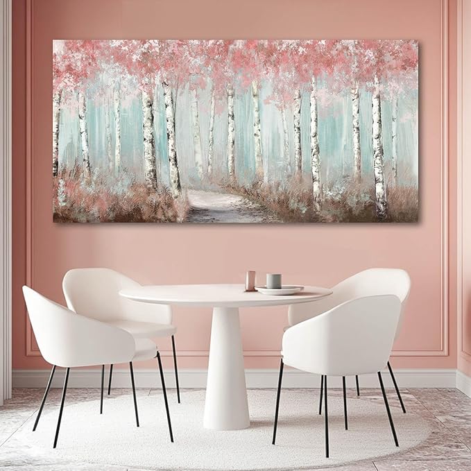 SDYA Canvas Art Wall Decor for Living Room - Botanical Wall Art - Room Decor for Women - Winter Landscape Decorations for Bedroom Kitchen Office 24x48 Inches