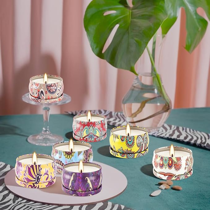 Scented Candles Gifts Set 36 Pack Soy Wax Travel Tin Jar Candles for Home 2.5 OZ Scented Candles for Mom for Christmas, Birthday, Thanksgiving, Mother's Day