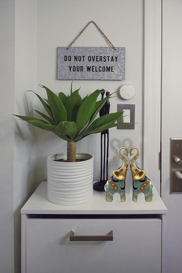 Gold Elephant Statue and Small Figurine for Home Decor