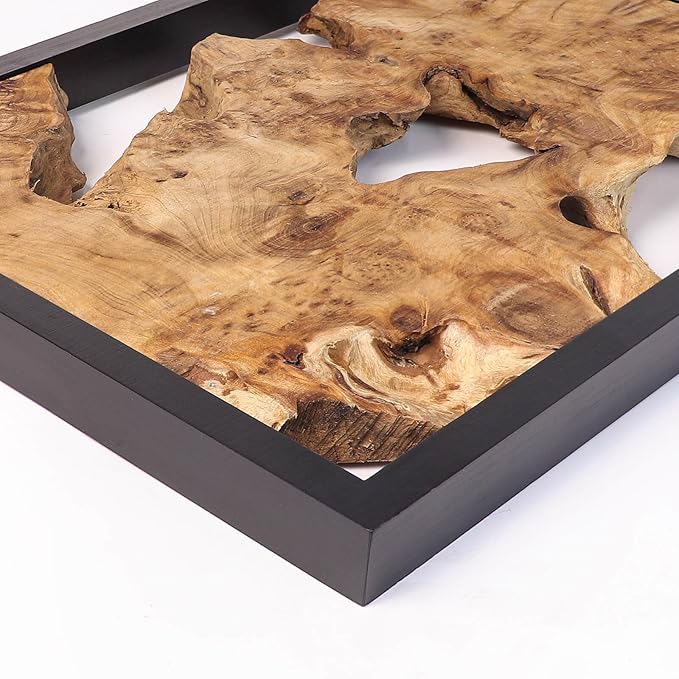 NAHARO Modern Wood Wall Decor- Natural wood Handcrafted Rustic Charm for Your Home - Perfect for Living Room, Bedroom,Kitchen,or Office