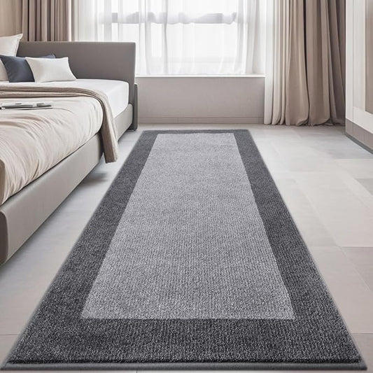 Machine Washable Kitchen Rug 32" x 84", Non Slip Kitchen Mat for Floor, Absorbent Entrance Runner Rug for Bedroom, Hallway, Bathroom, Door (Roll Packing)