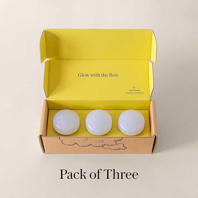 Loftie Night Lights Plug into Wall - 0.5W Plug in Night Light - Red Glow, Wall Light Sensing Dusk to Dawn - 2000K, UL Certified - Nightlight for Bathroom, Hallway, Bedroom Decor, Kitchen, 3-Pack