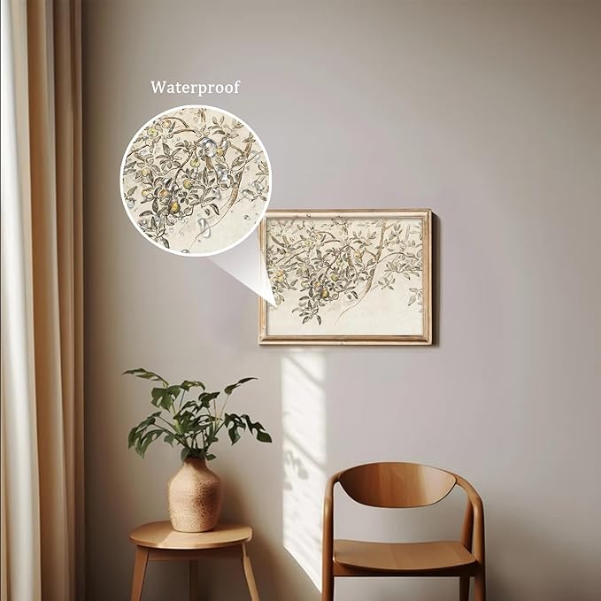 uniro Neutral Vintage Wall Art, Farmhouse Wall Decor Tree Sketch Wall Painting Canvas Prints Country Botanical Oil Painting, Neutral Botanical Wall Decor, Vintage Art Pictures for Bedroom Bathroom Kitchen Decor( 8" x 10"-UNFRAMED)