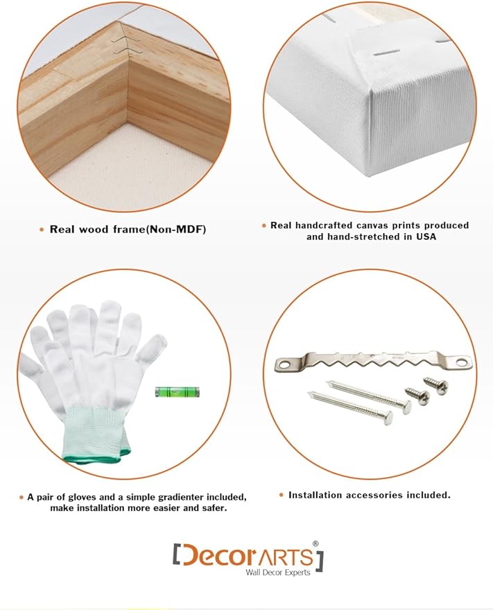 DECORARTS - Sunflowers, Vincent Van Gogh Art Reproduction. Giclee Canvas Prints Wall Art for Home Decor 20x16