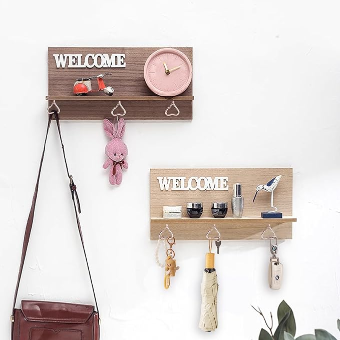 Lamp Wire Hook，Heart-Shaped Screw-in Wall Hooks for Outdoor Decor, Champagne Metal, Key Hook，Decorative Plant Hanging，Clothes Hook (Rose Gold, 25Pcs)