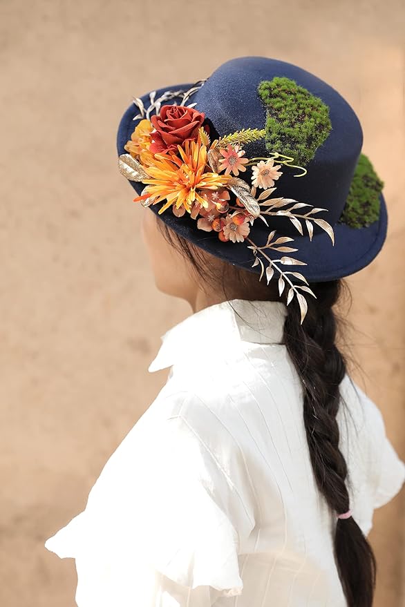 Serra Flora Artificial Flowers Combo Box Set Faux Flowers Bulk Flower Leaf with Stems for DIY Wedding Bouquets Centerpieces Baby Shower Party Home Decorations