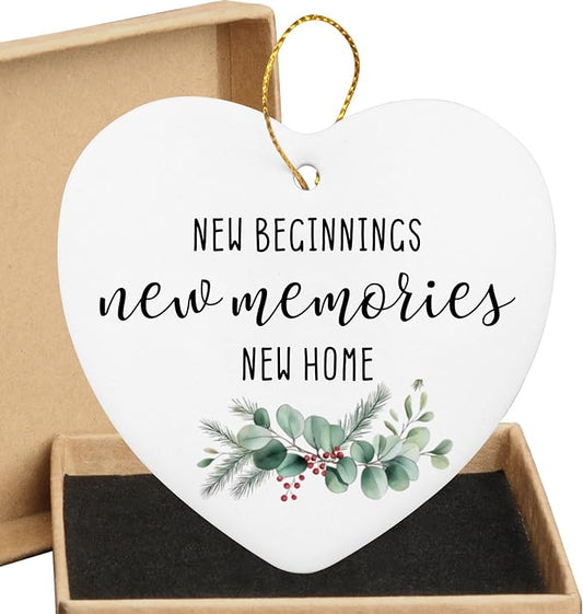 House Warming - Housewarming Gifts for New House - Gifts for Home Housewarming Gift Ideas for Women New Home Owners Gift Ideas - Heart Hanging Plaque