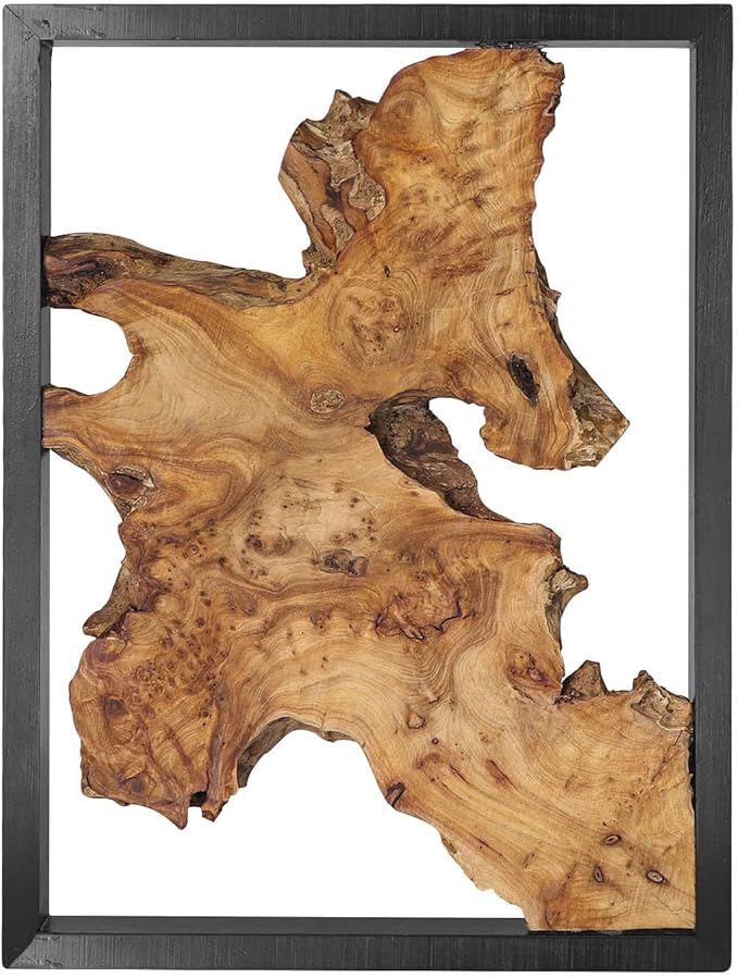 NAHARO 16''*12''Modern Wood Wall Decor- Natural wood Handcrafted Rustic Charm for Your Home - Perfect for Living Room, Bedroom,Kitchen,or Office