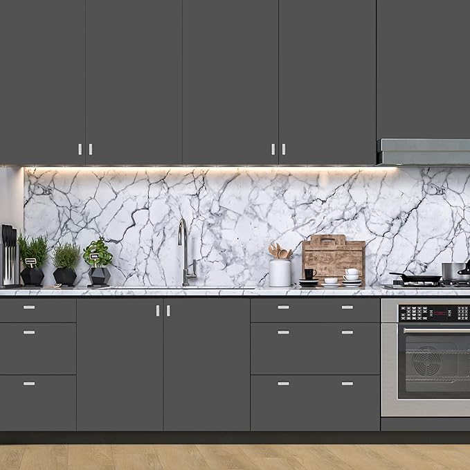 5 Pack Silver Cabinet Knobs - Sqaure Bar Cabinet Pulls Brushed Nickel Knobs for Kitchen Drawer Stainless Steel Dresser Pulls for Kitchen Hardware 2in Length Single Hole