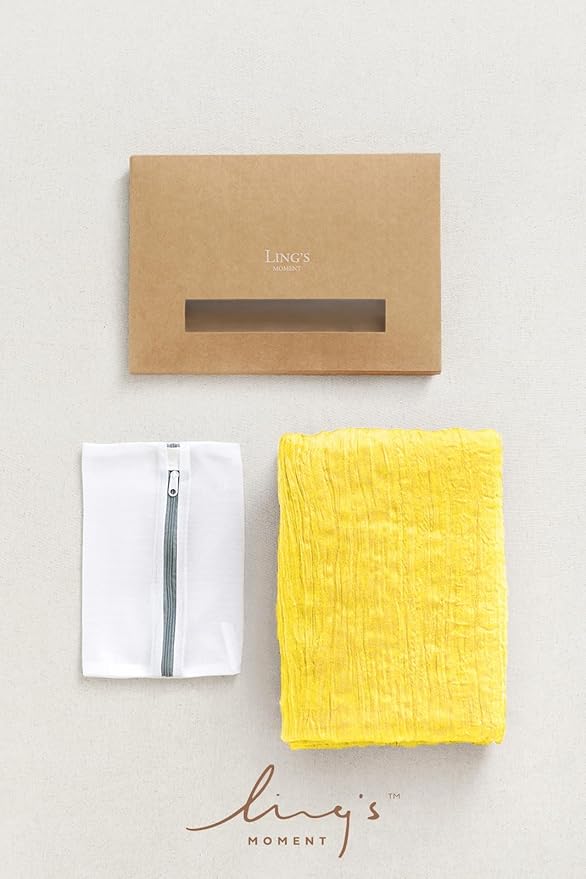 Ling's Moment 14Ft Creamy Yellow Cheesecloth Table Runner Lemon Boho Chic Gauze Semi-Sheer Tablecloth for Wedding Celebrations for Baby Shower Decorations