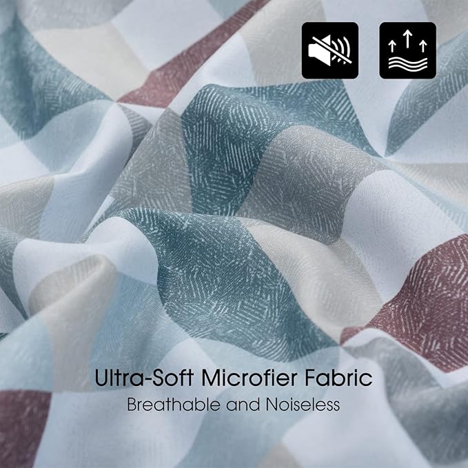 Beyond Basic Geometry Twin Comforter Set - Lightweight Down Alternative