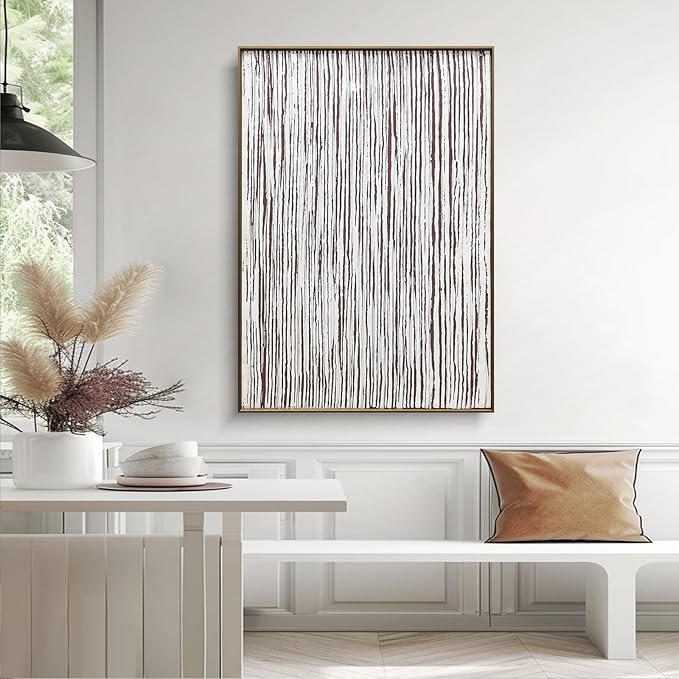 BrightA Bedroom Wall Decor Above Bed Wall Art for Bedroom Decor Wall Canvas Aesthetic Wall Art Handmade Paintings 27.6"x39.3"