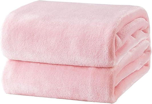 Bedsure GentleSoft Fleece Blankets King Size Pink - Bed Blanket Soft Lightweight Plush Cozy Fuzzy Luxury Microfiber Throws, 108x90 inches