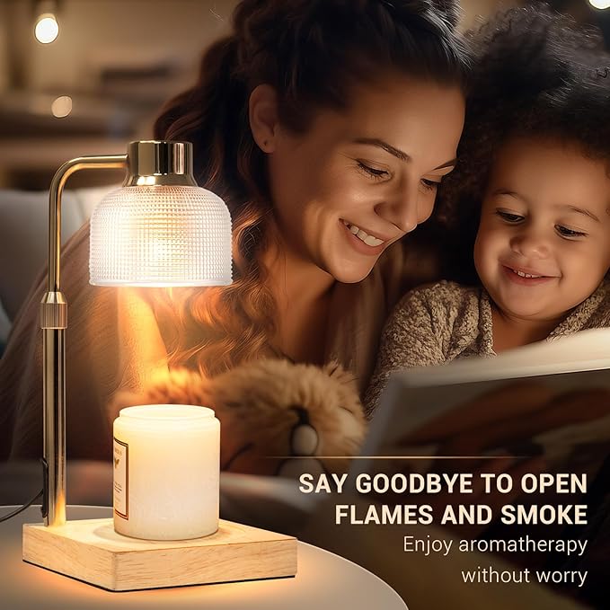 KLL Candle Warmer Lamp with Timer: Birthday Gifts for Women Mom Friend Sister - House Warming Gifts New Home - Dorm Room Office Apartment Vintage Home Decor