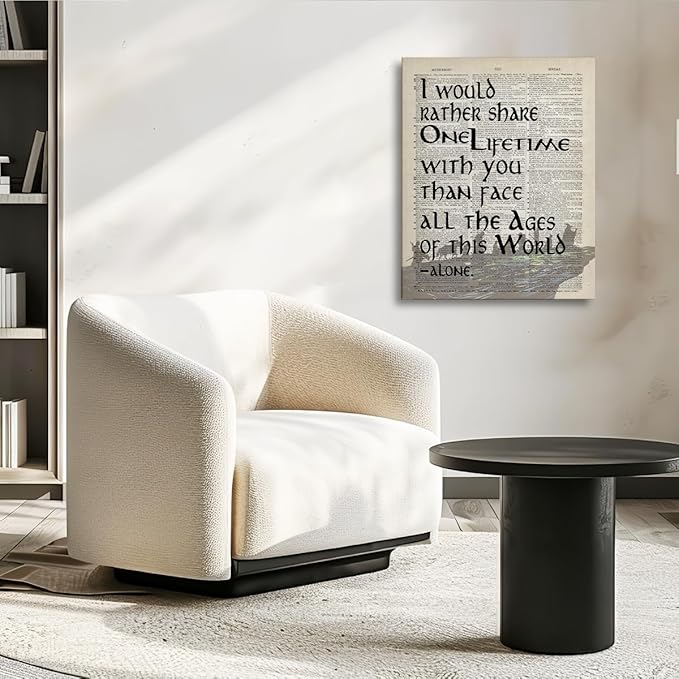 Lord of the Rings Gifts: Framed Arwen Poster - 16x20 inch Wall Art Decor for LOTR Fans