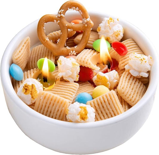 Funny Sweet Vanilla Trail Mix Bowl Scented Soy Candle Afternoon Tea Gift