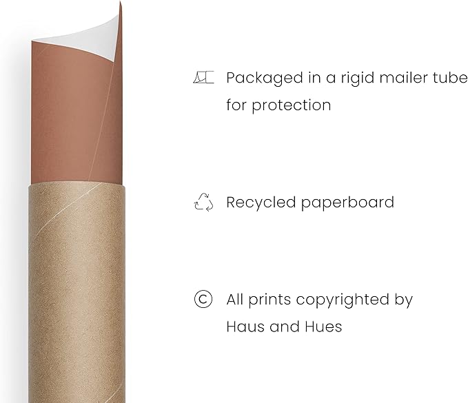 HAUS AND HUES Woman Drawing Line Art Wall Decor - Female Figure Wall Art, Silhouette Drawings Artwork Line Drawing Wall Art Minimalist Clay Abstract Face (16x20 Unframed)