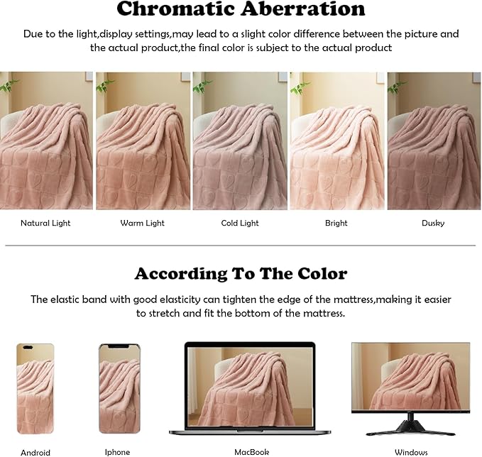 NEWCOSPLAY Super Soft Queen Blanket Pink Love Premium Silky Flannel Fleece 3D Heart Checkered Lightweight Bed Blanket All Season Use (Pink Love, Queen(90"x90"))