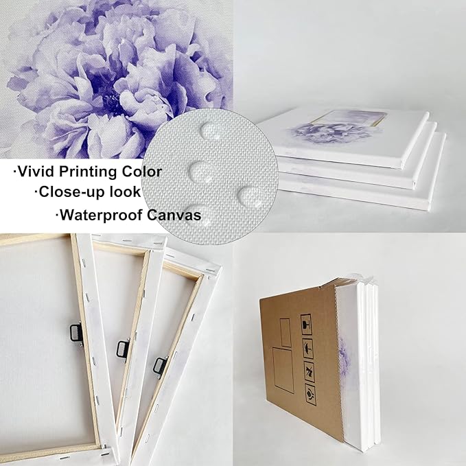 HOMEOART Mountain Wall Art Nature Landscape Painting Living Room Decor 5 Pieces Art Prints Overall 60inchx32inch