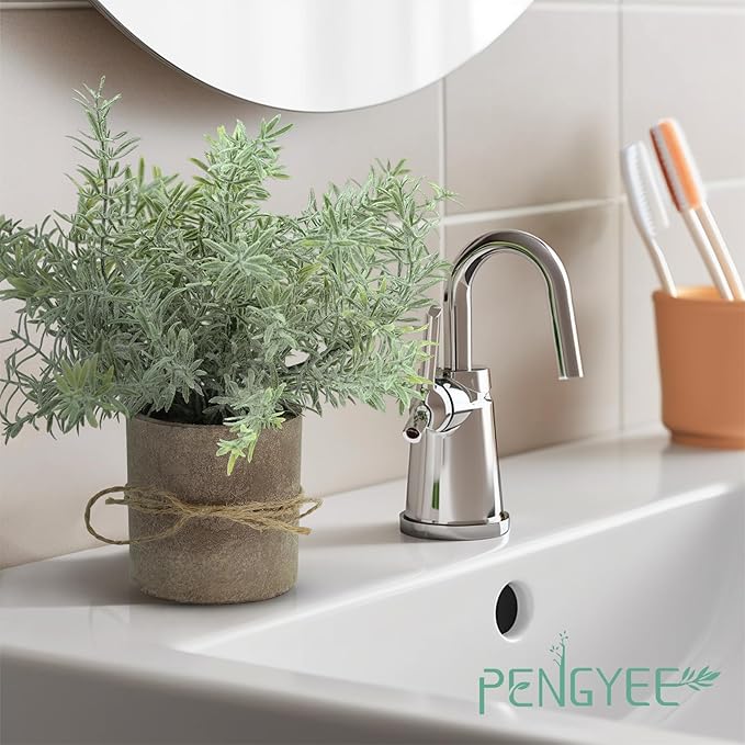 4Pcs Small Artificial Plants Indoor for Shelf Decor - Fake Plant for Home Office Decor - Small Artificial Plants in Pots for Kitchen Bathroom Laundry Farmhouse Room Decor