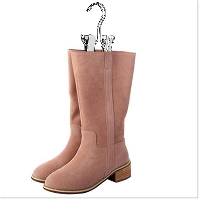 The Original Boot Hanger - Shoe Storage Space Saver (Set of 3); Boot Hanger, Boot Holder, Boot Clips, Boot Storage (Cowboy)