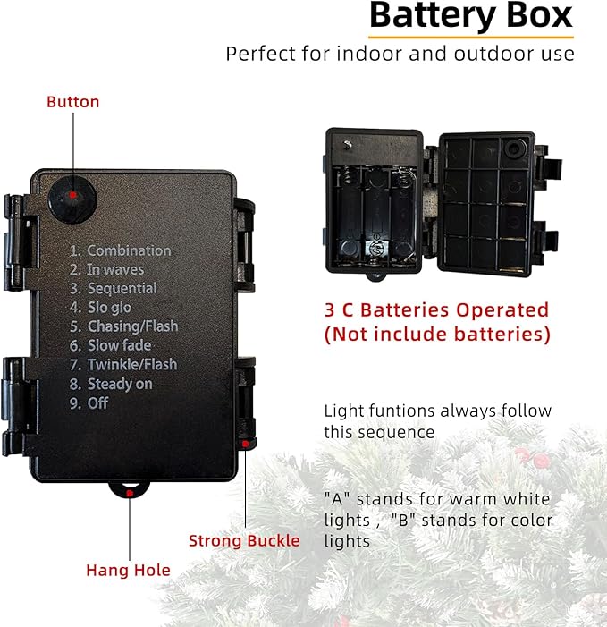 6ft Christmas Garland with Lights,Lighted Cedar Garland for Mantle,Prelit Real Touch Artificial Green Christmas Winter Garland with Large Burgundy Velvet Bow for Indoor Outdoor Decor