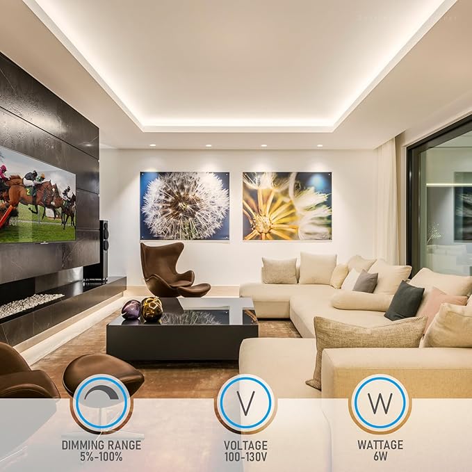 TORCHSTAR 12-Pack 5CCT 3 Inch Ultra-Thin LED Recessed Lighting with Junction Box, CRI90, Aluminum, 2700K3000K3500K4000K5000K, 5%-100% Dimmable Slim Recessed Downlight, 6W 450LM, ETL & ES