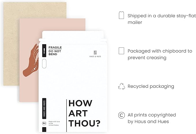 HAUS AND HUES Astrology Posters and Celestial Decor - Astrology Wall Decor and Spiritual Posters | Sun and Moon Wall Art Palm Wall Decor | Boho Artworks Boho Prints UNFRAMED 12" x 16