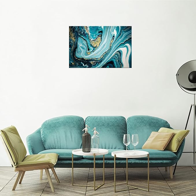 XXMWallArt FC2769 Abstract Texture Wall Art Marble Vortex Canvas Prints Painting for Living Room Bedroom Kitchen Home and Office Wall DecorWall Decor Home Decor